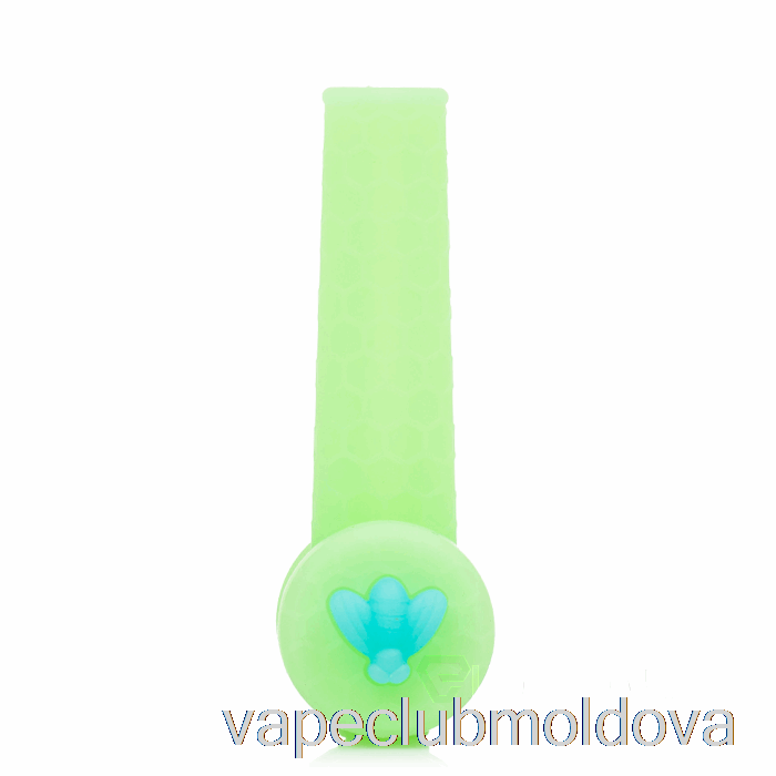 Vape Mod Stratus Trio țeavă De Silicon Uv Slime (uv Albastru Albină / Uv Verde)